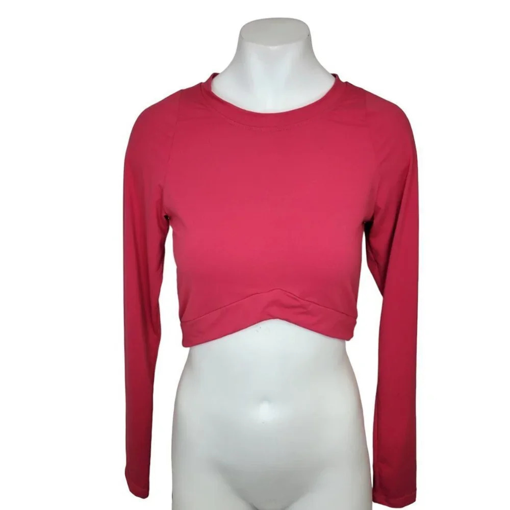 Alphalete Long Sleeve Crop Top Size Medium